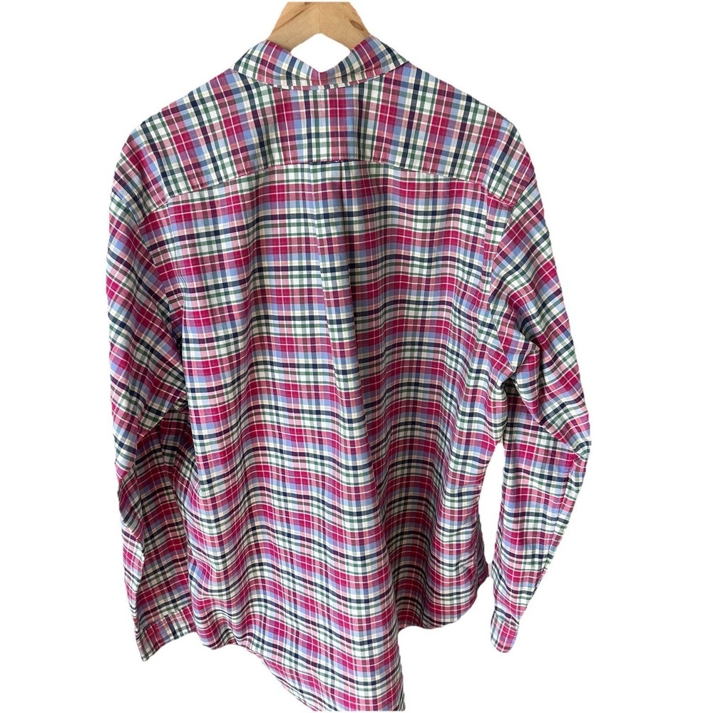 Ralph Lauren Mens XXL Classic Fit Long Sleeve Button Down Oxford Pink Polo Shirt - Picture 4 of 5